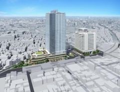 駅前大規模再開発イメージ図